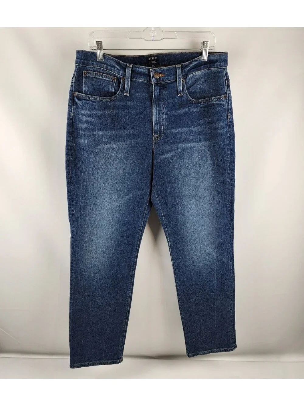 J Crew Jeans Womens 30x28 Blue Slim Boyfriend Denim Pants All Day Stretch NWT